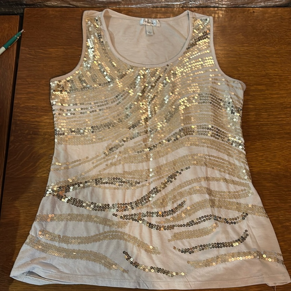 Women's size L sequin tank